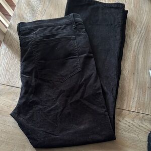 LOFT Black Corduroy Boot Cut Pants